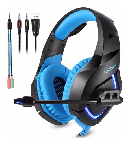 Audífonos gamer Onikuma K1-B camouflage yellow