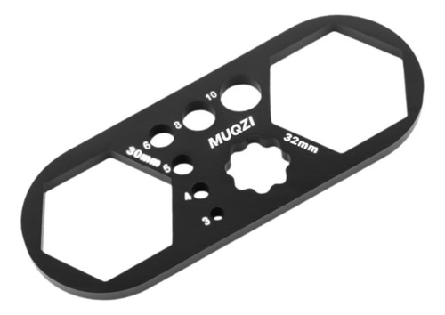 2 Llave Para Tapas De Horquilla De Bicicleta Negro 30 Mm 32