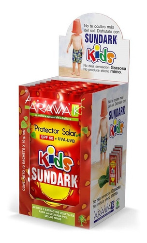 Protector Solar Sun Dark Kids - g a $42