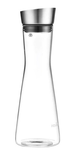 Botella De Agua Vidrio Borosilicato Con Tapa Inox
