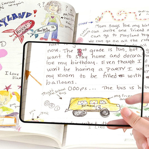 As Hoja De Aumento De Lectura Lupa De Lectura Para Libros