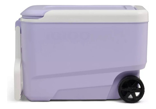 Hielera Igloo Con Ruedas 38 Qt Color Lila 53 Latas Lavanda