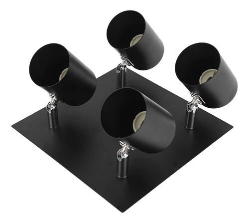 Kit De Iluminación Led De 4 Luces, Negro, 4 Vías