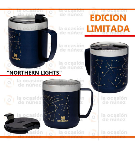 Imagen 3 de 7 de Taza Vaso Stanley Termico Camp Mug 355 Ml Edicion Limitada