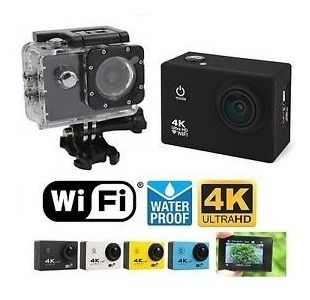 Câmera Para Carro/mergulho 4k Tft 2 Mergulho 30m 16mp Wi-fi