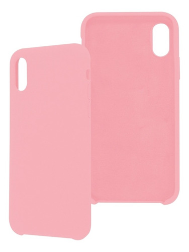 Funda Ghia De Silicón Para iPhone XS Max. Color Rosa. /vc