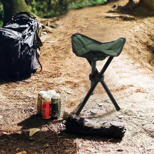 Taburete Plegable Con Trípode Portátil Para Acampar Lightwei