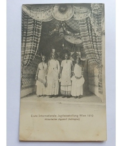 Austria 1910 Ethnic Etiopía Erste Int. Jagdausstellung 