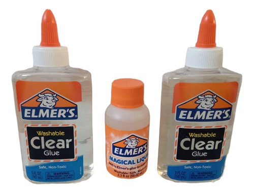 Elmers X 2 Clear Glue 147 Ml + 1 Activador X 68 Ml Nuevo