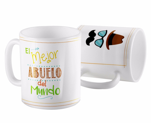 Taza Ceramica El Mejor Abuelo Del Mundo