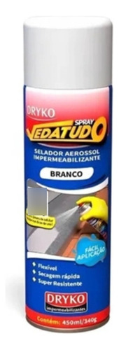 Spray Impermeabilizante Veda Tudo Branco 400ml/235g - Dryko