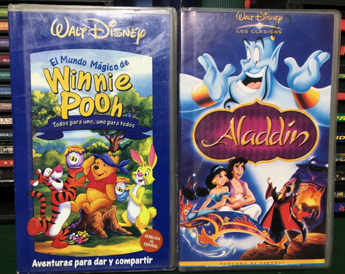 Peliculas Animadas De Disney Vhs Originales, Precio X Unidad (Usado)