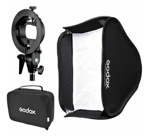 Sóftbox De Luz Godox Con Soporte Bowens Tipo S 60x60cm
