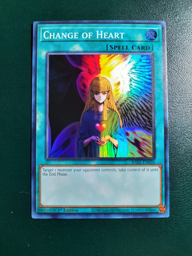 Change Of Heart - Super Rare - Yugioh