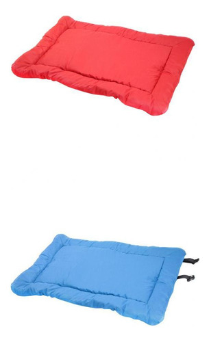 2x Large Dog Bed Pad Portable Pet Sleeping Mattress Lavable