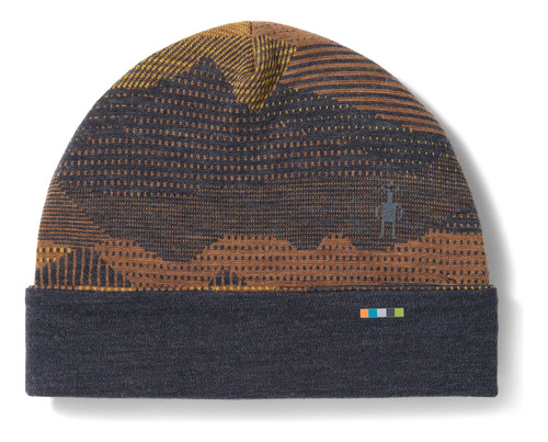 Smartwool Merino 250 - Gorro Con Puños, Carbón Mtn Scape