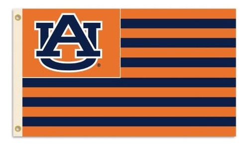 Bandera De Auburn Tigers 3'x5' Ojales De Latón De Alta...