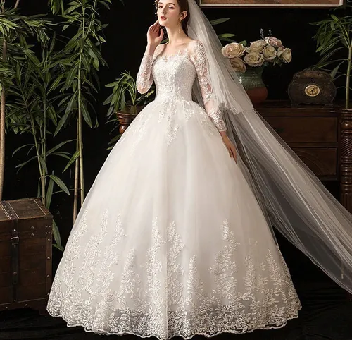 Vestido de noiva manga longa mercado livre discount