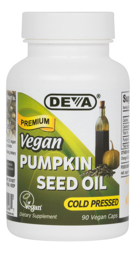 Deva Nutrition Capsulas De Aceite De Semillas De Calabaza Ve