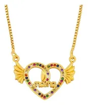 Comprar Collar Para Mamá De Corazón Letras Regalo Mamá 10 Mayo Alas