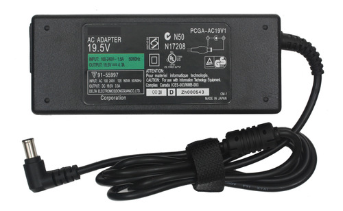 Cargador Para Sony Vaio Vgn-s 19.5v 4.74a 92w 6.4x4.4mm Pin 