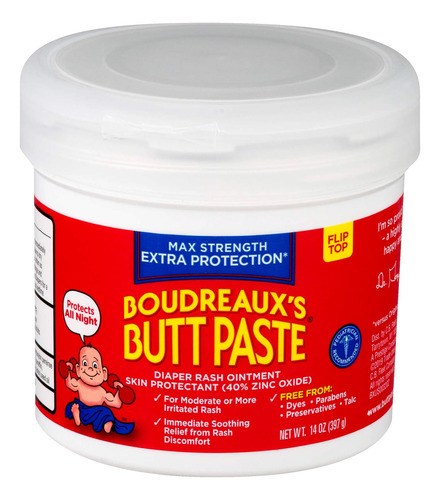 Boudreaux's Butt Paste Ungüento Para Pañales De Maxima Re