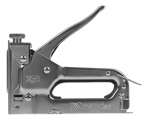 Grampeador Manual Em Chapa De Aço Capacidade De 4 A 14mm Mtx