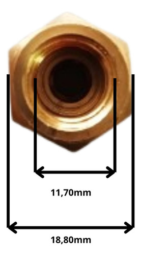 Bocal Difusor Solda Mig Bico 43mm 1.2mm Sumig Oximig 450