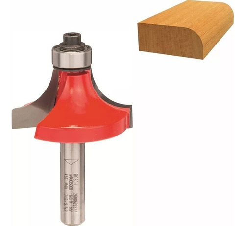 Fresa Para Redondear Madera Tupi Bosch Eje 8 Mm Con Copiador