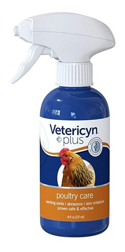 Vetericyn Aves Care Plus Spray | Heridas Spray Para Pollos Y