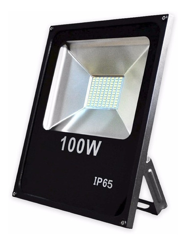 Foco Reflector Led Slim 100w Luz Fria Ip65 Para Exterior