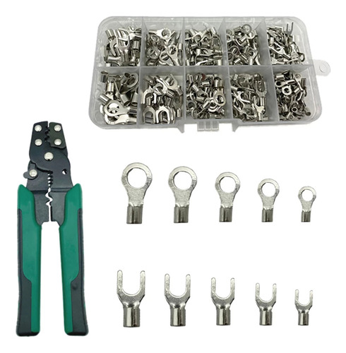 Caja De Terminales Para Alicates Con Terminal Desnudo, Kit D