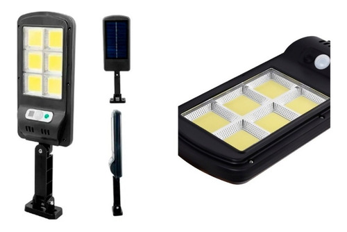 Reflector Lampara Solar Led Luz Exterior Jardin Potente D01