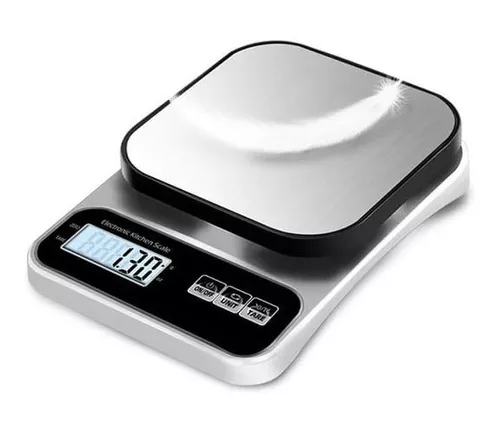 Balanza Peso Digital Cocina 10kg X 1gr Portátil Con Batería