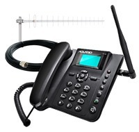 Kit Celular Rural Aquário Ca900 - Telefone De Mesa Ca-40