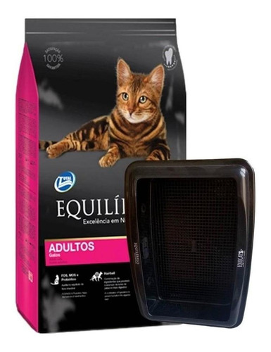 Equilibrio Gato Adulto 7.5kg+bandeja Sanitaria