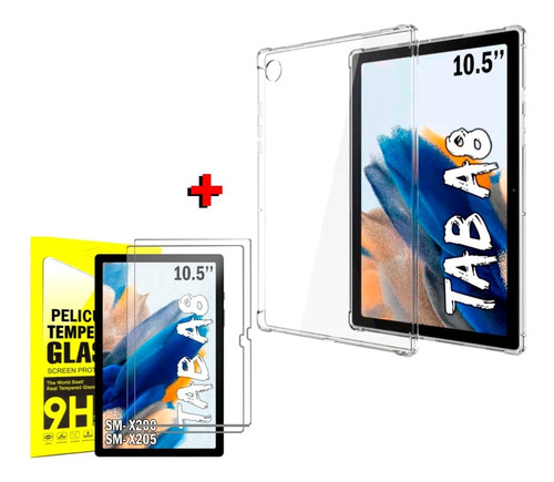Capa Tpu Transparente Para Tablet Tab A8 10.5 X200+ Película