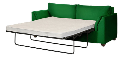 Sofa Cama Milan 2pl Tela Velvet Verde