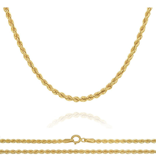 Cadena De Oro 14k 50cm 2.2m Italiano 14