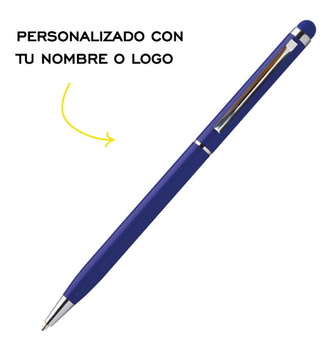 Bolígrafo De Metal Touch Personalizado Nombre Y/o Logo X10u.