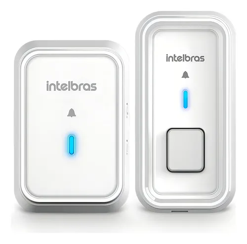 Campainha Sem Fio Intelbras Cib 101 Com Protetor 2 Entradas