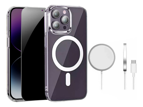 ! ~. Funda Para iPhone + Magsafe Cargador Inalambrico De 15