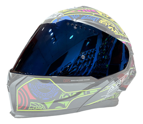 Visor Arex Mr-903 Azul Espejado