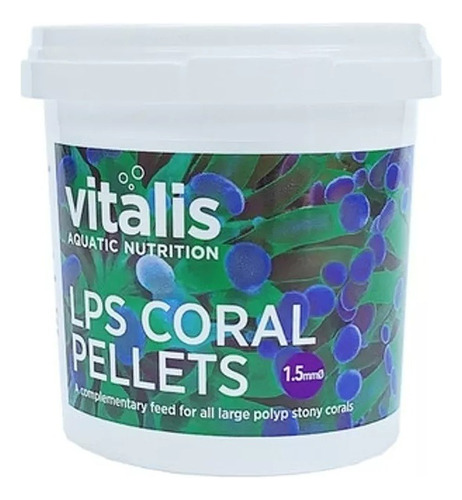 Ração Lps Coral Pellets 60g Vitalis 1,5mm Aquários