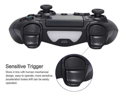 Imagem 6 de 9 de Controle De Jogo Para Ps4 Sem Fio Bt Gamepad Controle Remoto