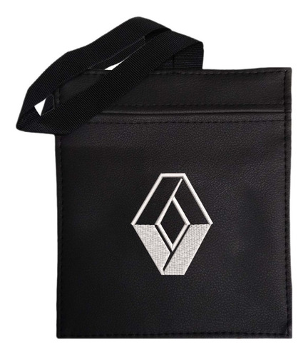 Bolsa De Basura Para Carro  Renault Logo Blanco