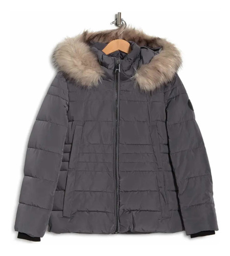 Chamarra Para Dama Dkny Talla Chica Gris Nueva Y Original