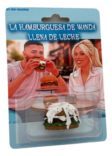 La Hamburguesa De Wanda Icardi Figura Muñeco Coleccion