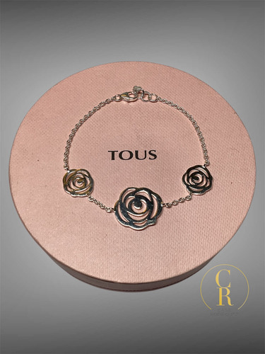 Pulsera Tous Flor Plateado 9 Cm 18 Cm (Usado)
