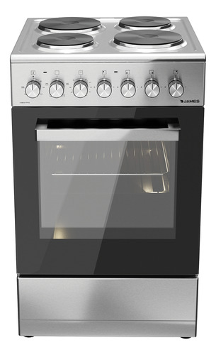 Cocina James Electrica C-801 A Rtks Inox  4 Discos Kirkor